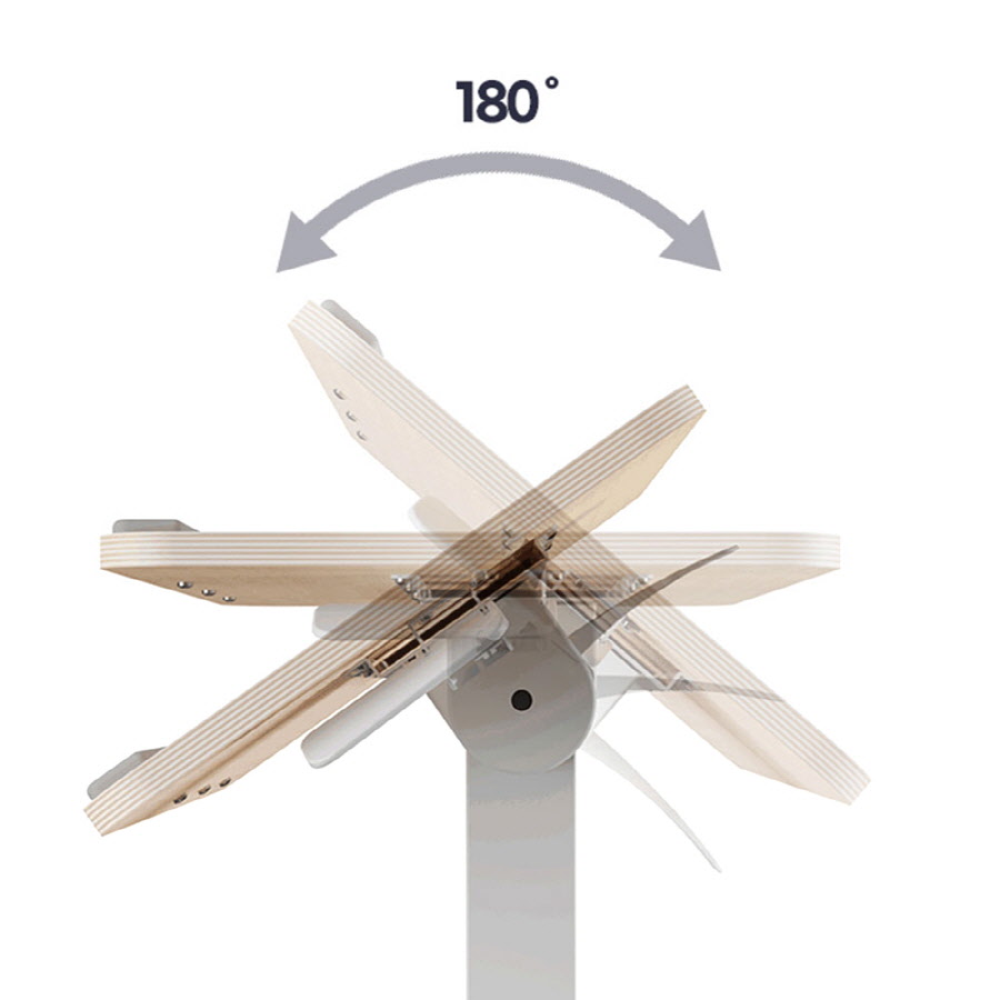 핏쳐 TS2 이동형 수동식 양방향 각도조절 사이드 테이블