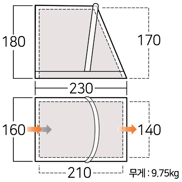 반고 톨 어넥스 어닝 프로(발레토, 리비에라, 투스카니용) 니오 정식 - 상세 이미지 2
