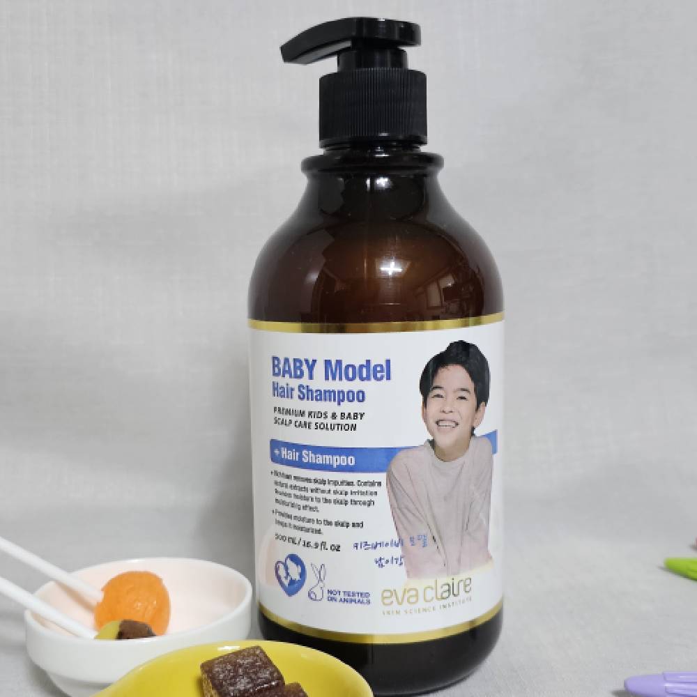 에바끌레르 유아를 위한 베이비 모델 헤어 샴푸500ml - 상세 이미지 4