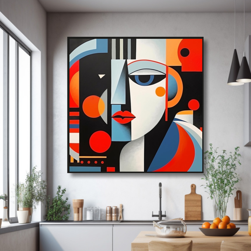 느와르 80cm x 45cm 무광블랙 알루미늄액자 - 상세 이미지 2