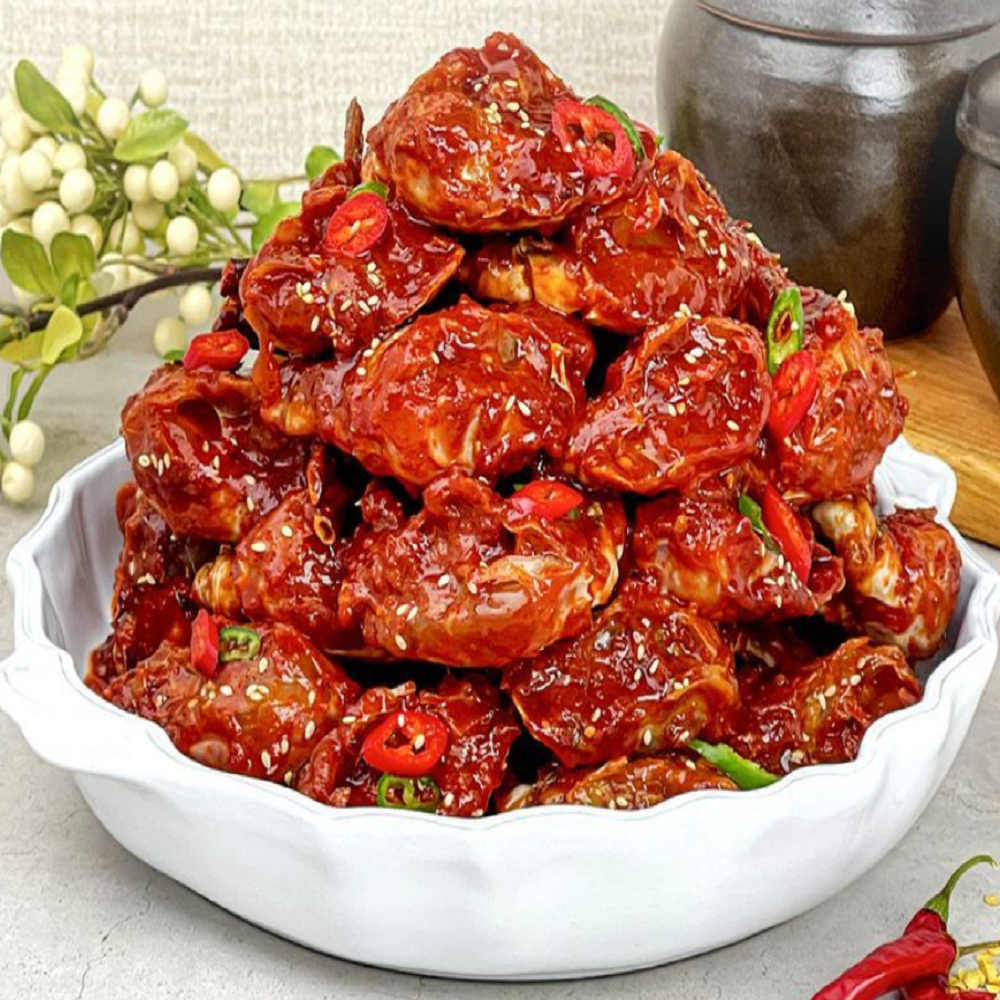 [귀빈정] 26년전통 맛집 국내산 꽃게 태양초고춧가루 양념게장 1kg