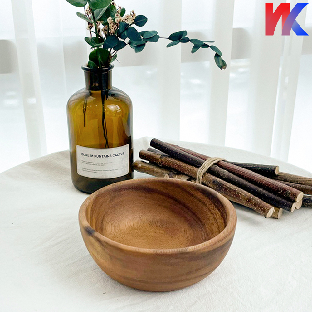 아카시아 우드 샐러드 요거트 시리얼 볼 보울 S - 상품 이미지