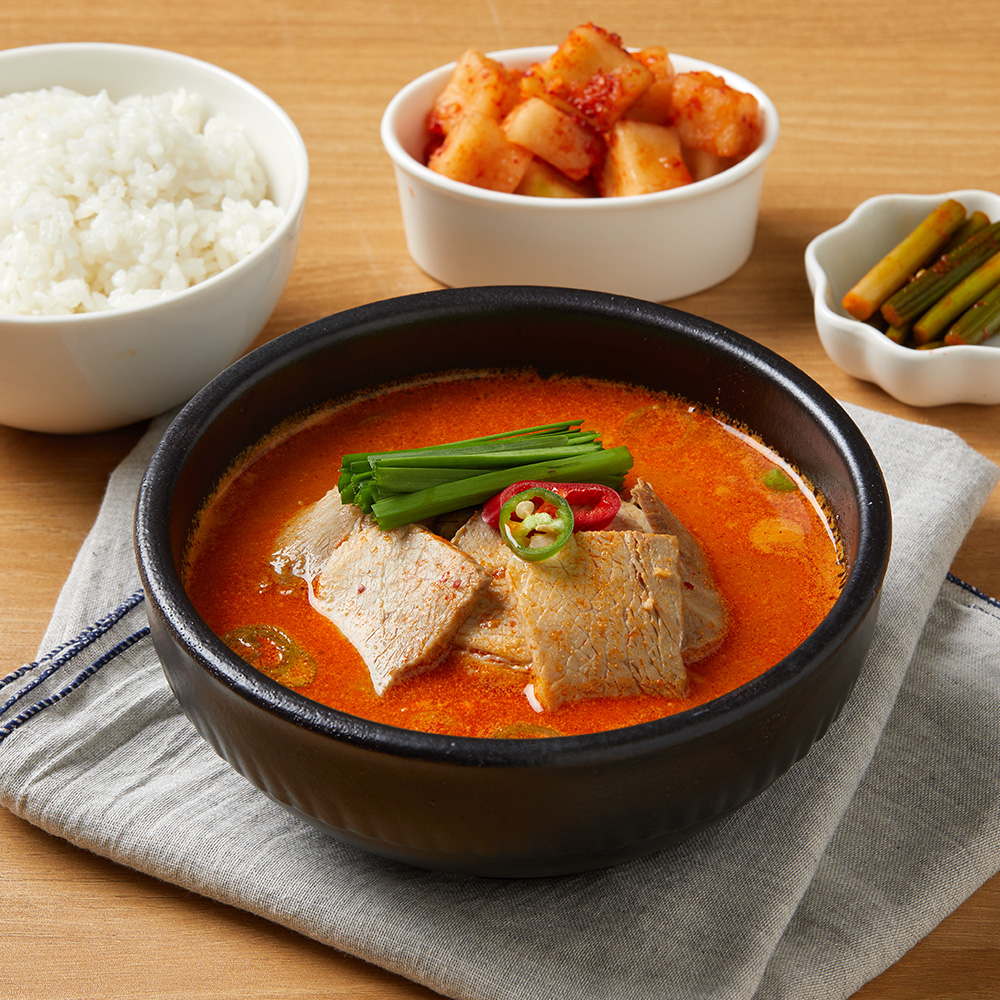 부산 동백국밥 프리미엄 한돈 돼지국밥 570g 1개 - 상세 이미지 5