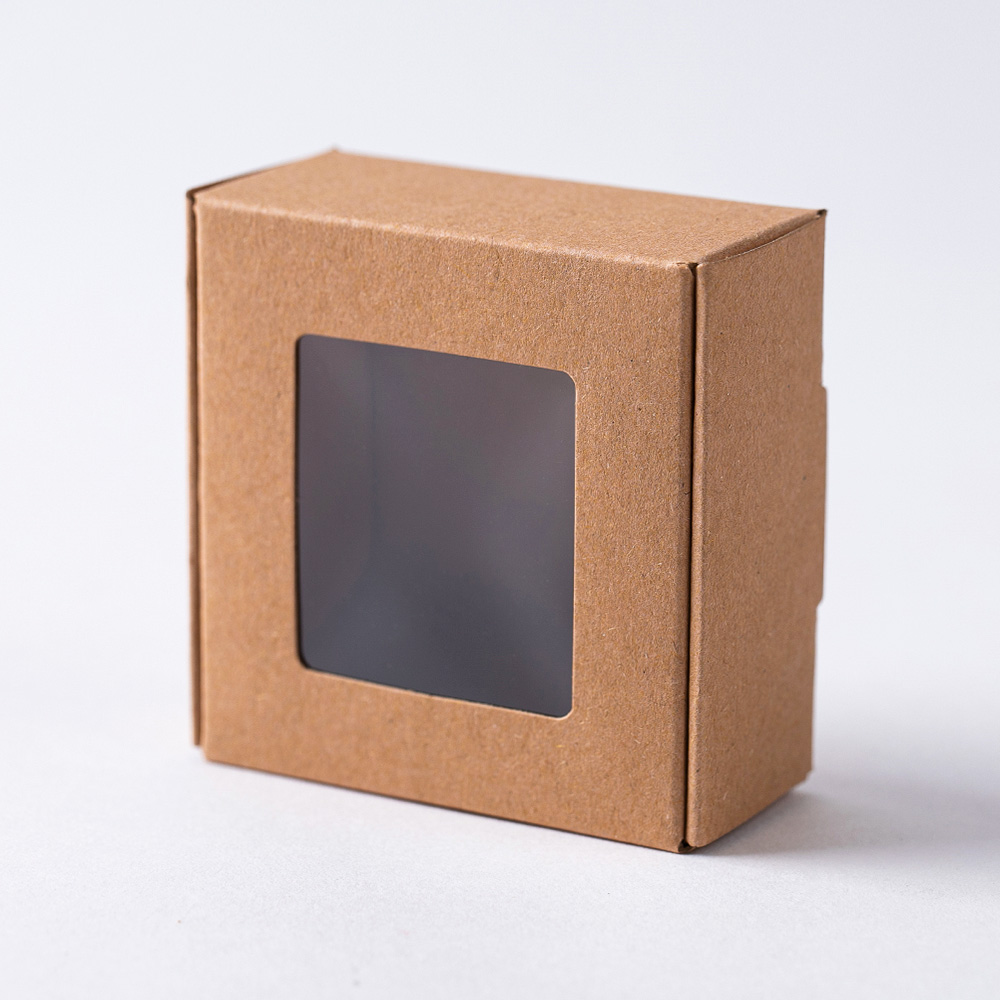 투명창박스 무지 선물포장 디저트 답례품 종이 쿠키 비누 투명 상자 25호 1개 이미지 2