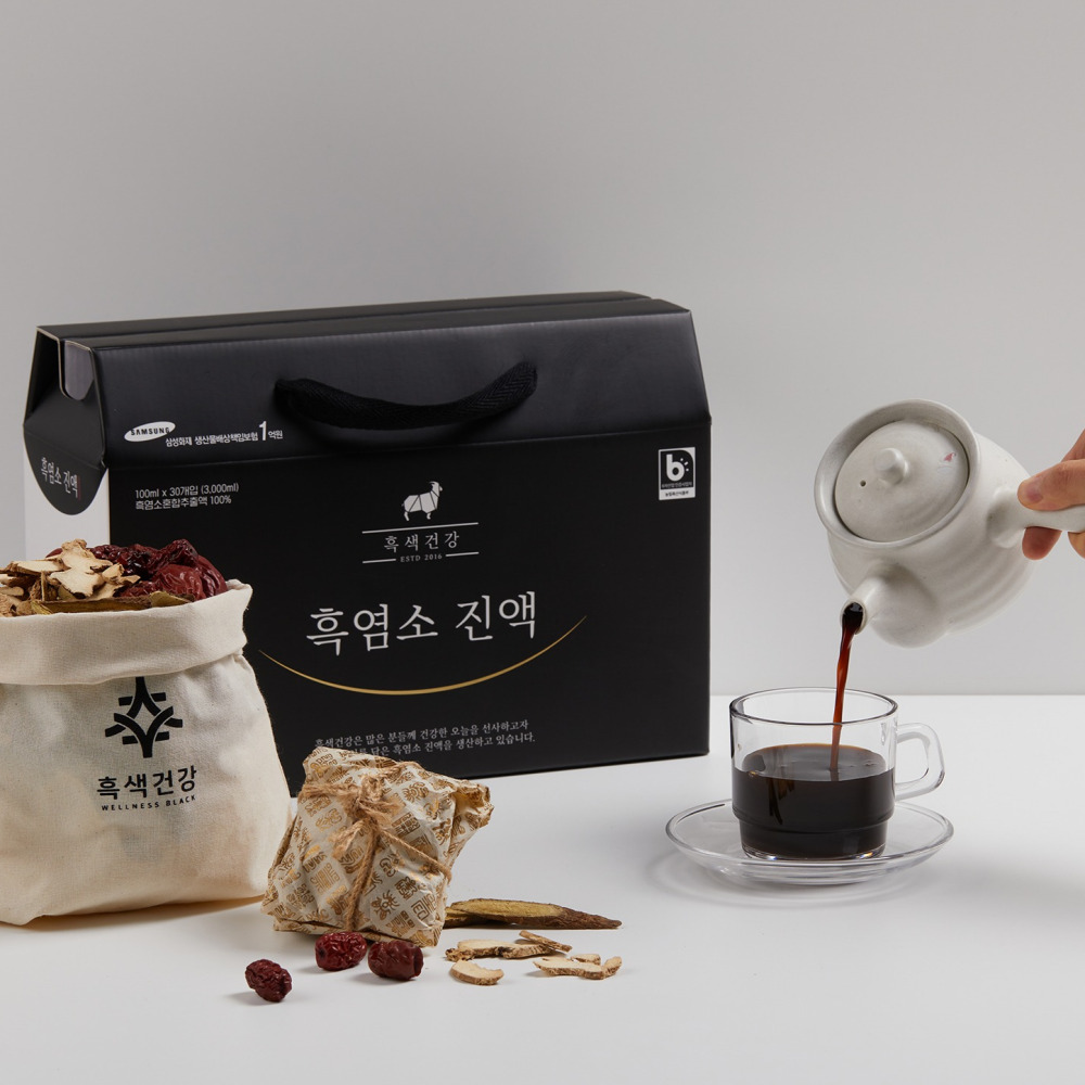 흑색건강 흑염소진액 청년농부 흑염소즙 엑기스 30포, 1개 이미지 2