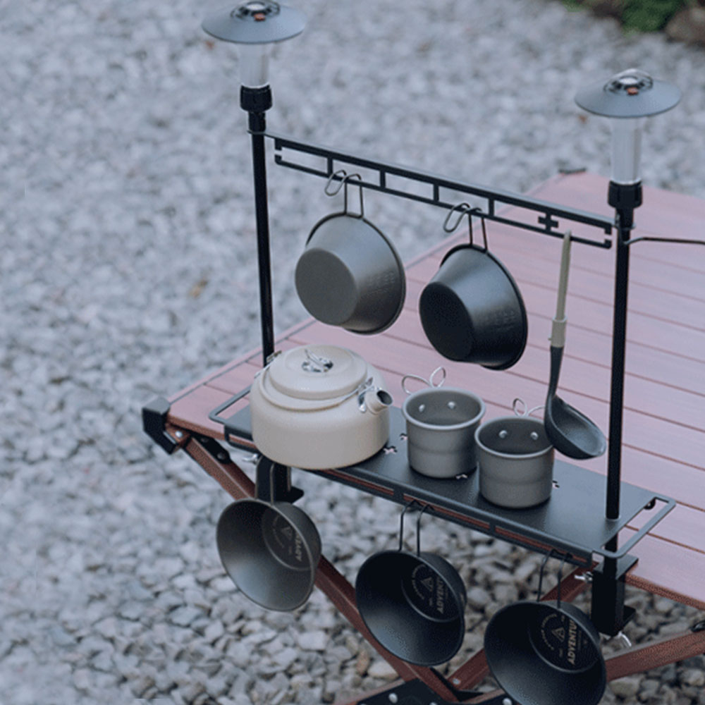 캠핑 테이블 행어 랜턴걸이 쉘프 IGT 선반 행거 택티컬 거치대