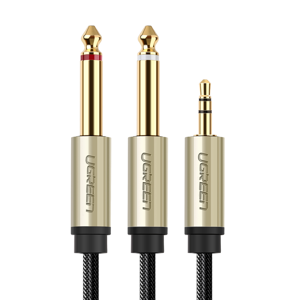 유그린 3.5mm to 2 5.5 6.5 오디오 케이블 AV126 - 상세 이미지 3