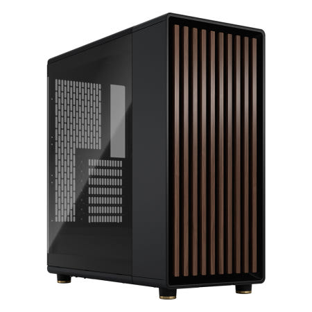 프렉탈디자인 Fractal Design North TG Dark Tint 컴퓨터 PC 케이스 (Charcoal Black)