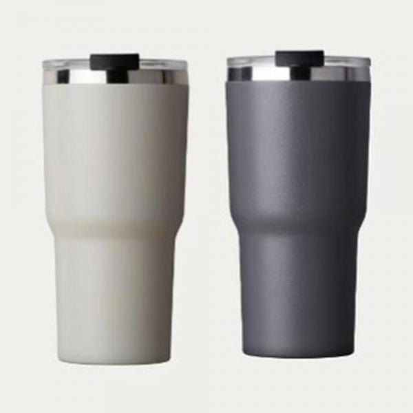 텀블러 500ml 스테인레스 휴대용 차량용 뚜껑 미끄럼방지 선물용 - 상품 이미지