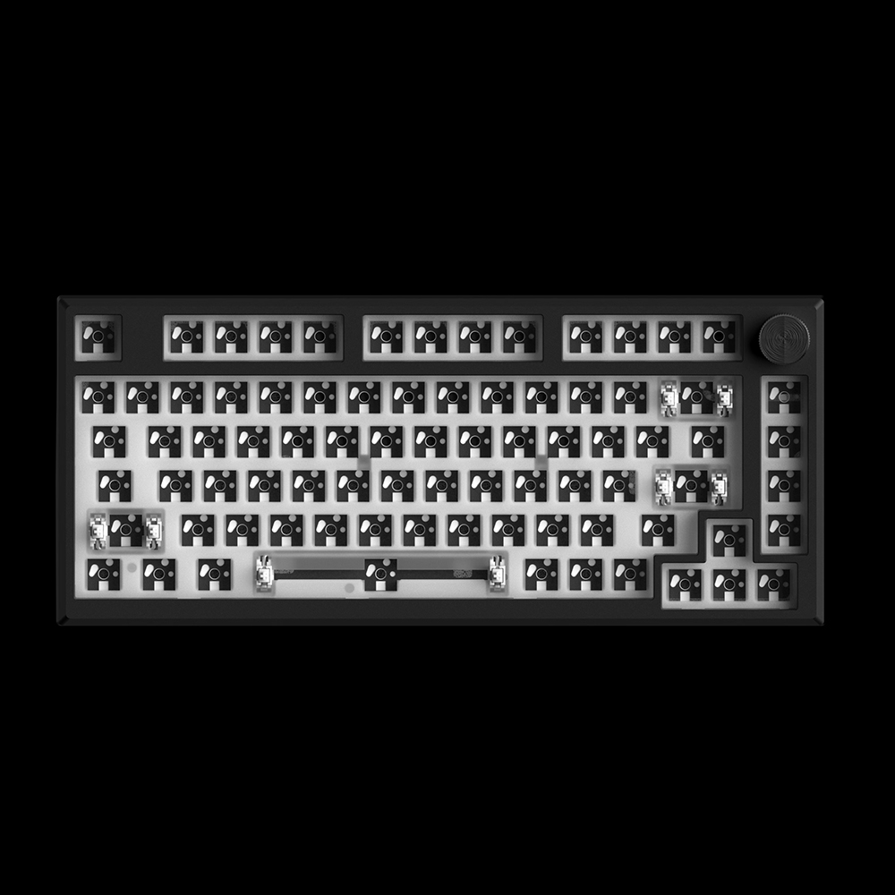 FL ESPORTS MK750 베어본 gasket 유무선 기계식 키보드 키트 블랙 - 상세 이미지 5