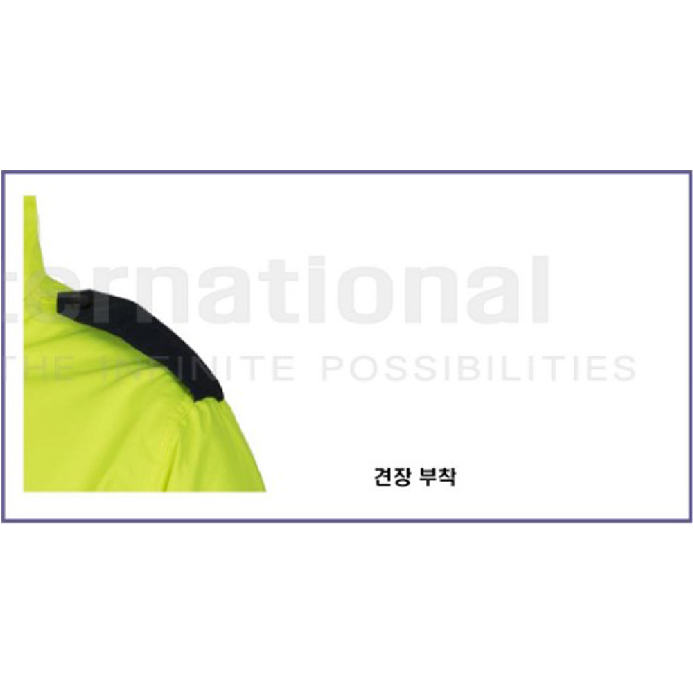 제비표 우의 빅사이즈 3XL 레인 3M 반사띠 우비 SI-911C 코트형 - 상세 이미지 4