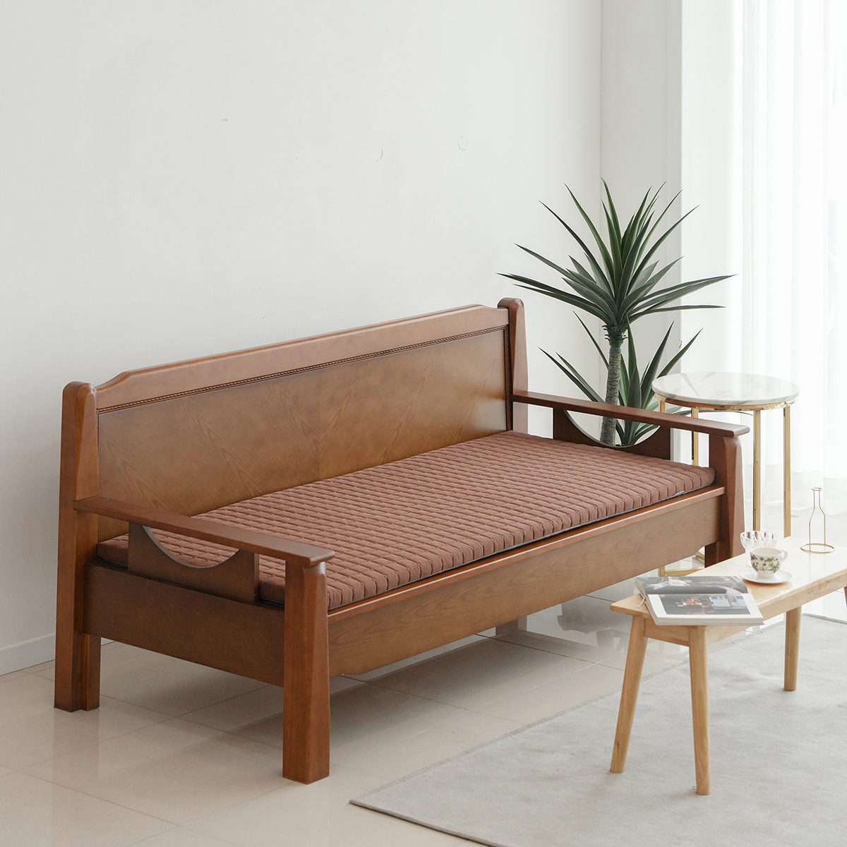 돌쇼파 토퍼 매트 흙쇼파 패드 사이즈 맞춤 제작 85x200x5