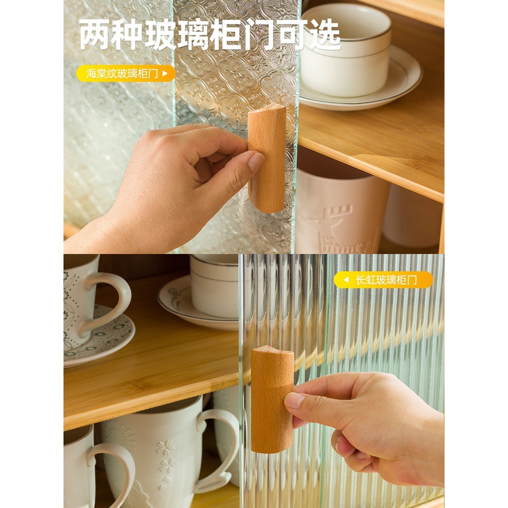 미니찬장 보관함 접시장 엔틱 미니그릇장 원목 찬장 주방찬장 미니 - 상세 이미지 5