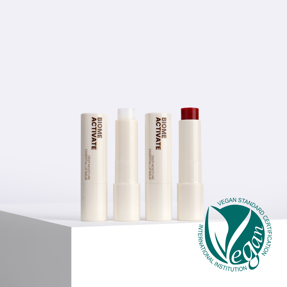 [바액] [2개] 딥 모이스춰 에센셜 립밤 [3.6g] 고보습 마일드 립밤 보습장벽 강화 끈적임NO 촉촉함 UP 6가지 세라마이드 함유