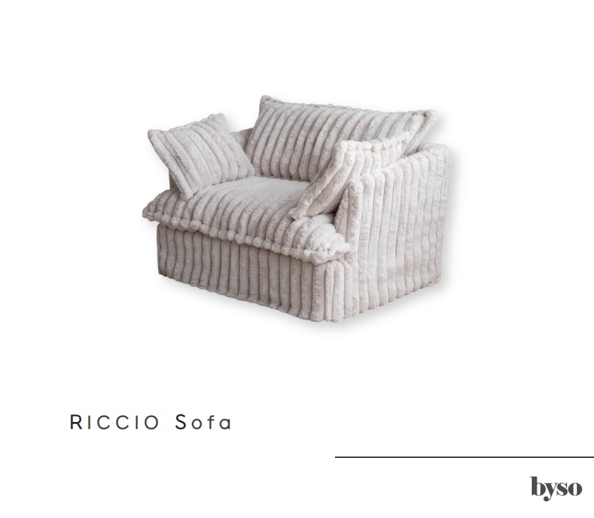 리시오 RICCIO 1인 패브릭 소파 거실 쇼파