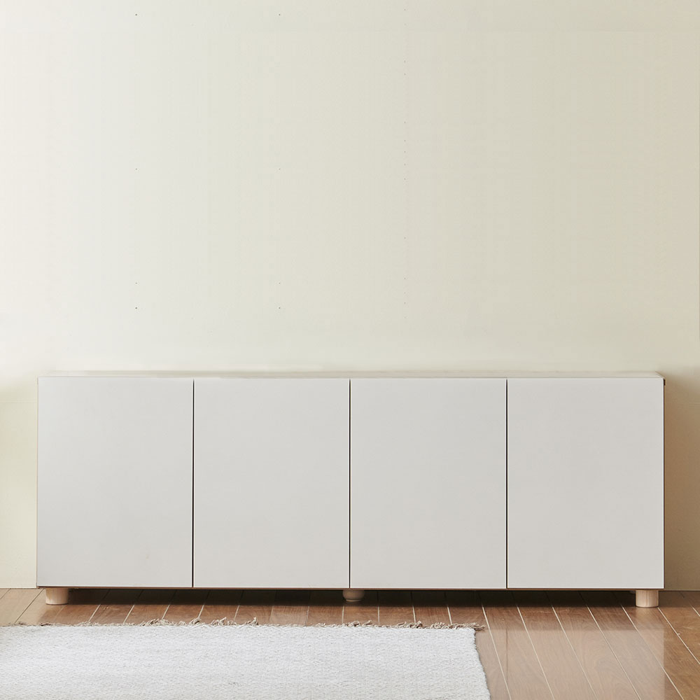 스코나 맨자노 1800 높은 도어형 거실장(다리형) TV장식장 티비다이