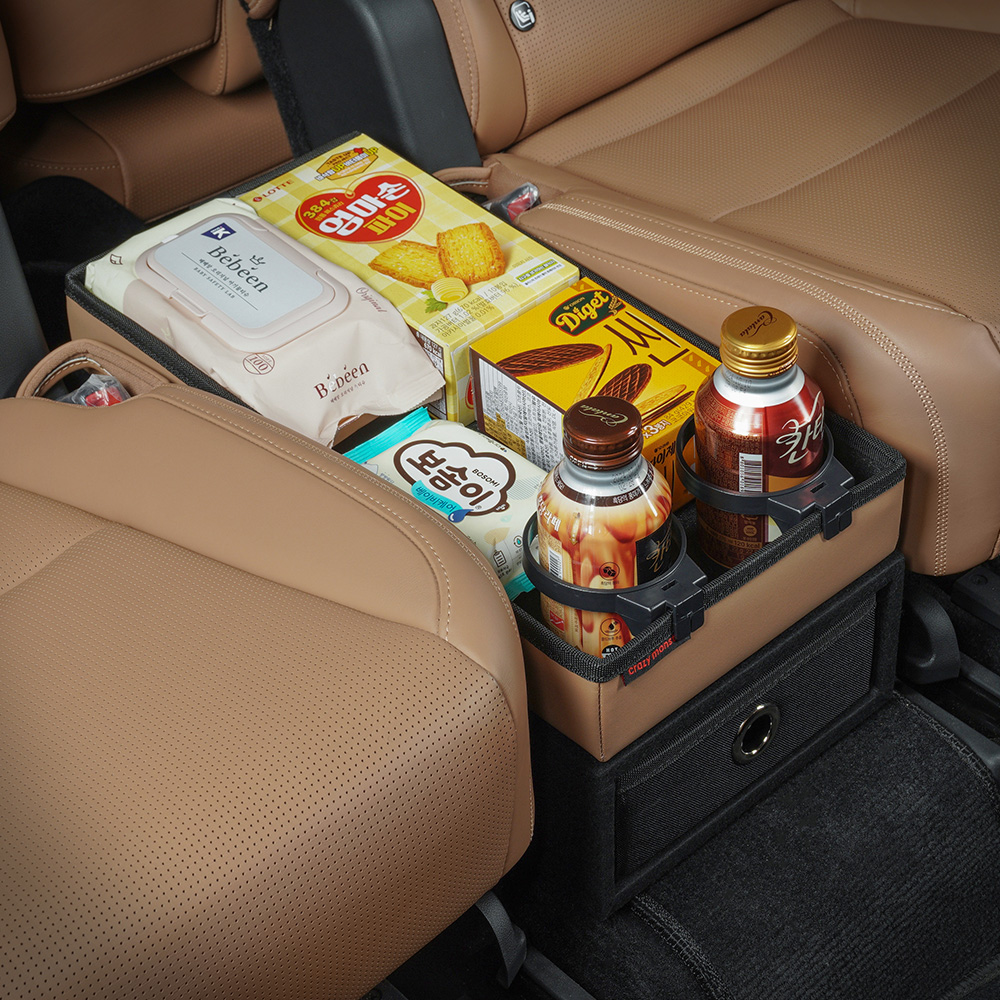 크레이지몬스터 디올뉴 싼타페 MX5 2열 수납테이블 정리함