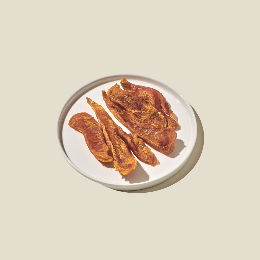 [펫크루] 강아지 훈제 애견 수제간식 훈련용 오리목뼈 불리스틱 닭가슴살 50g - 상세 이미지 2