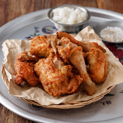 옛날치킨 (조각치킨) 720g 옛날통닭 시장통닭 국내산 닭고기 맥주안주 : 푸딩팩토리몰