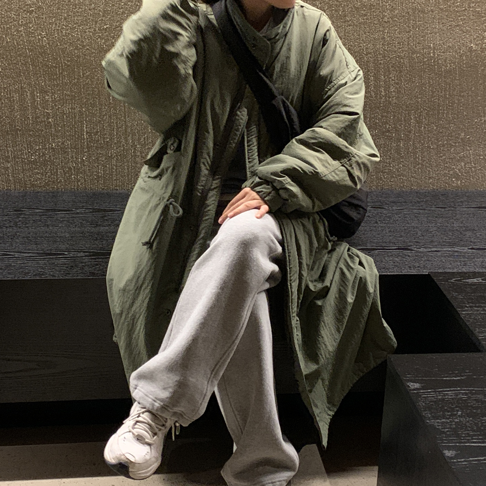 야상패딩 여성롱패딩 - 상품 이미지