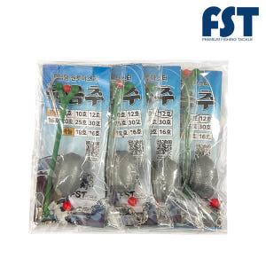 묶음추 원투 바다 낚시 채비 도다리 백조기 채비 8호 바늘 12호 운동러 솔직 후기 | 실사용 리뷰 - 상품 이미지 2