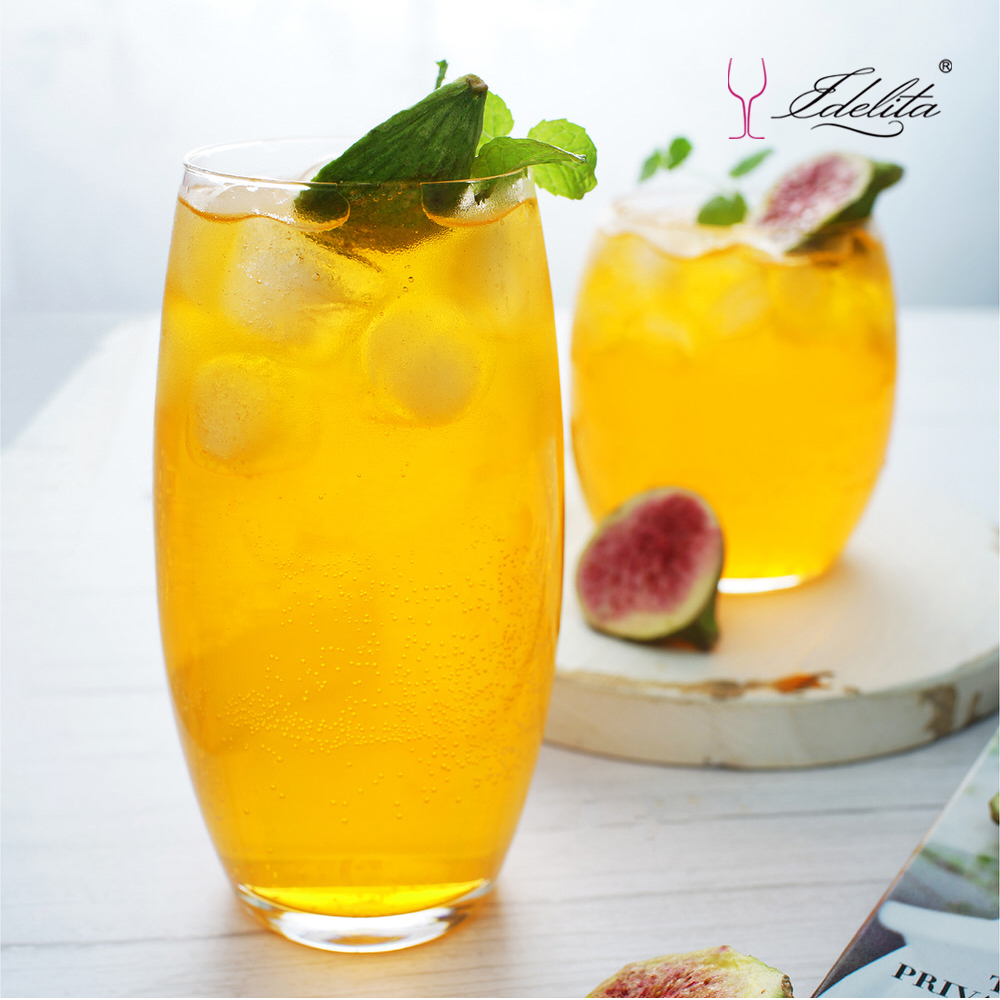 이델리타 크리스탈 언더락잔 위스키 하이볼잔 520ml, 6개