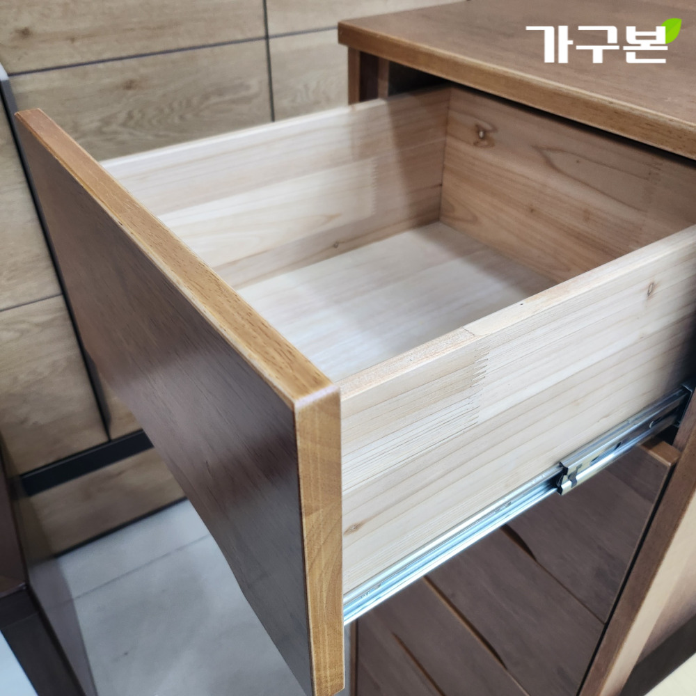 안방400 3단 원목미니 틈새 책상밑서랍장 폭좁은 모듈 - 상세 이미지 3