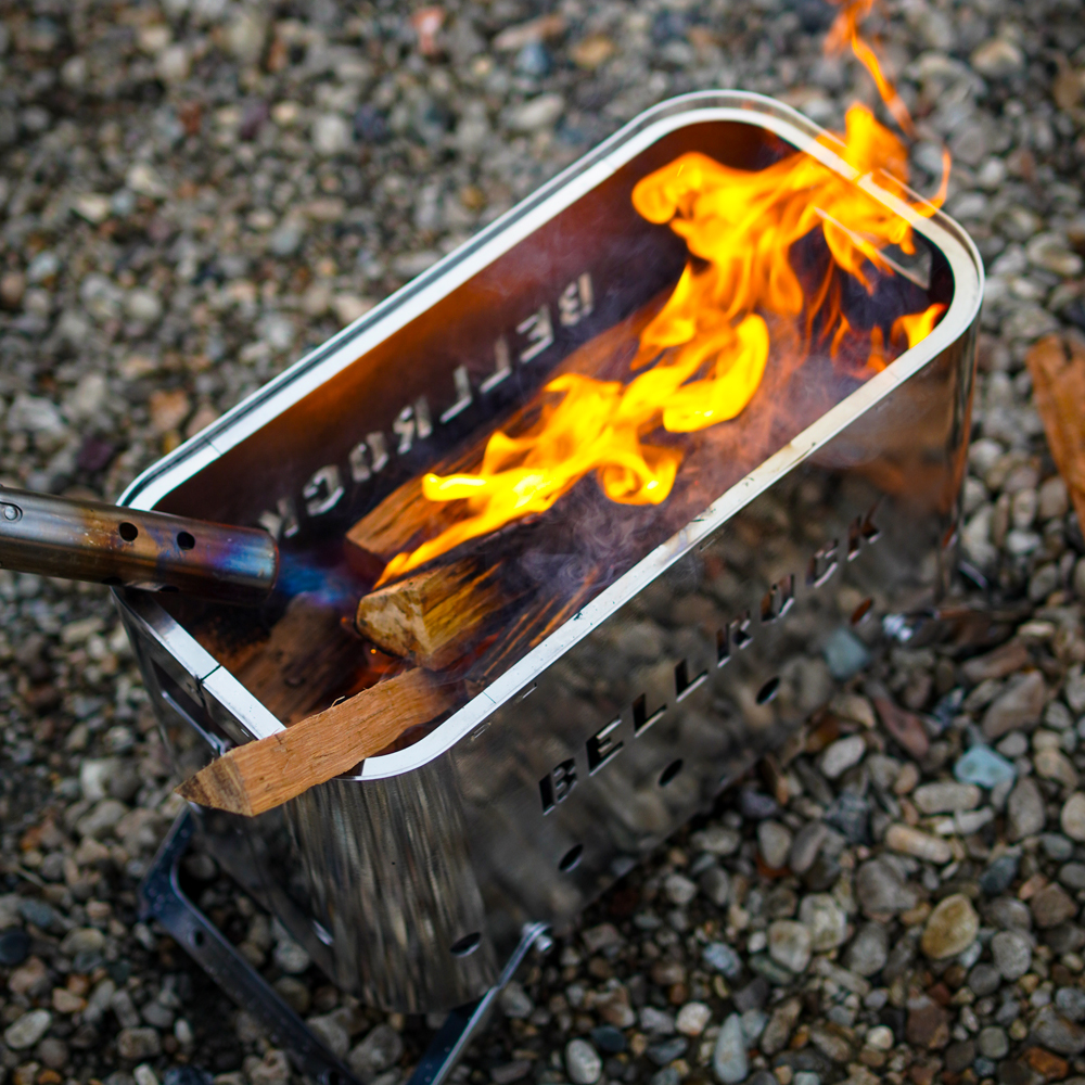 불멍화로대 벨락 파이어핏 아이언 캠핑화로대 접이식