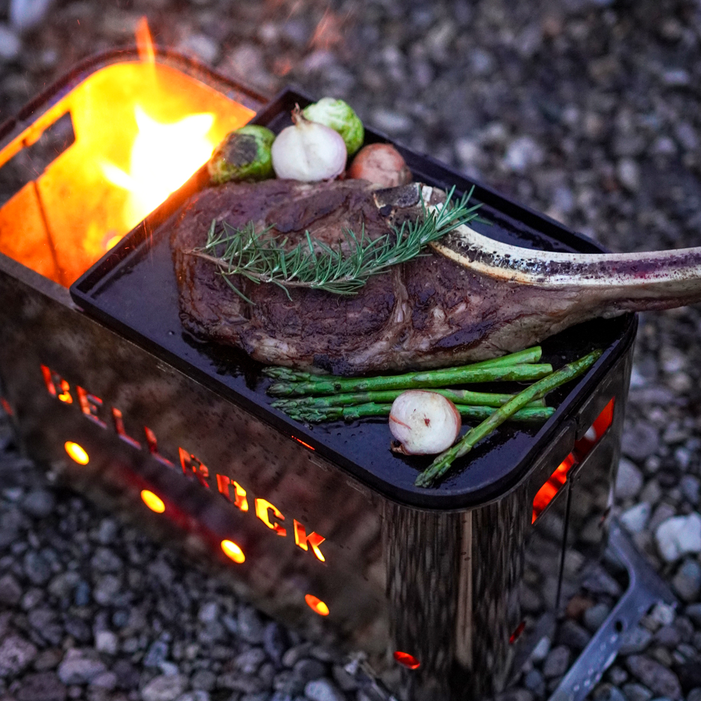 불멍화로대 벨락 파이어핏 아이언 캠핑화로대 접이식