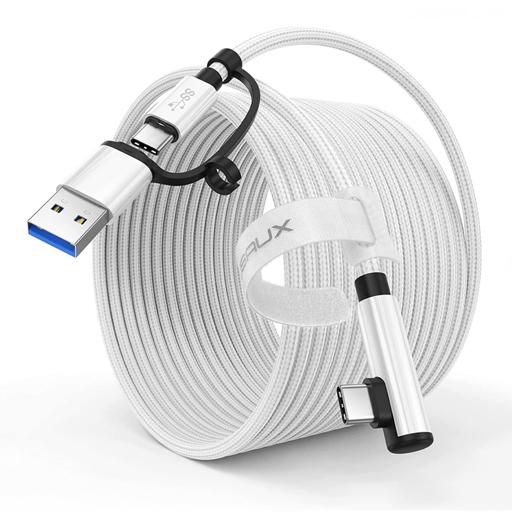 VR 링크케이블 JSAUX 2in1 메타 메타퀘스트3 악세사리 제품 이미지