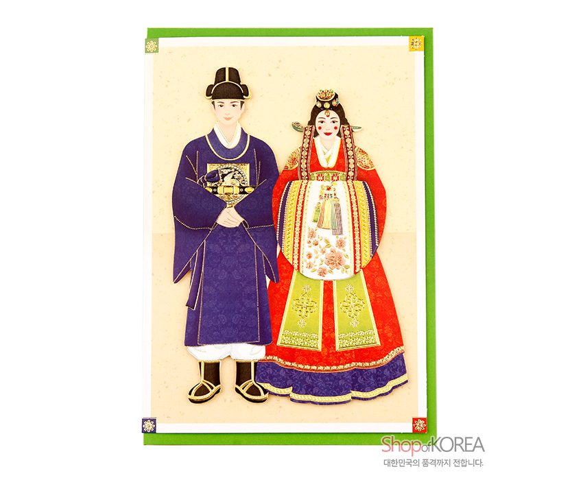 한국기념품 한복 카드 엽서 한국굿즈 기념품샵 - 메인 이미지