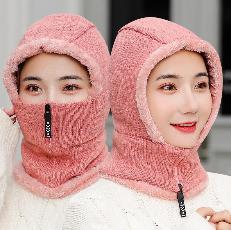 겨울 후드 워머 스노우 보드 바라클라바 지퍼 워머 - 상세 이미지 4