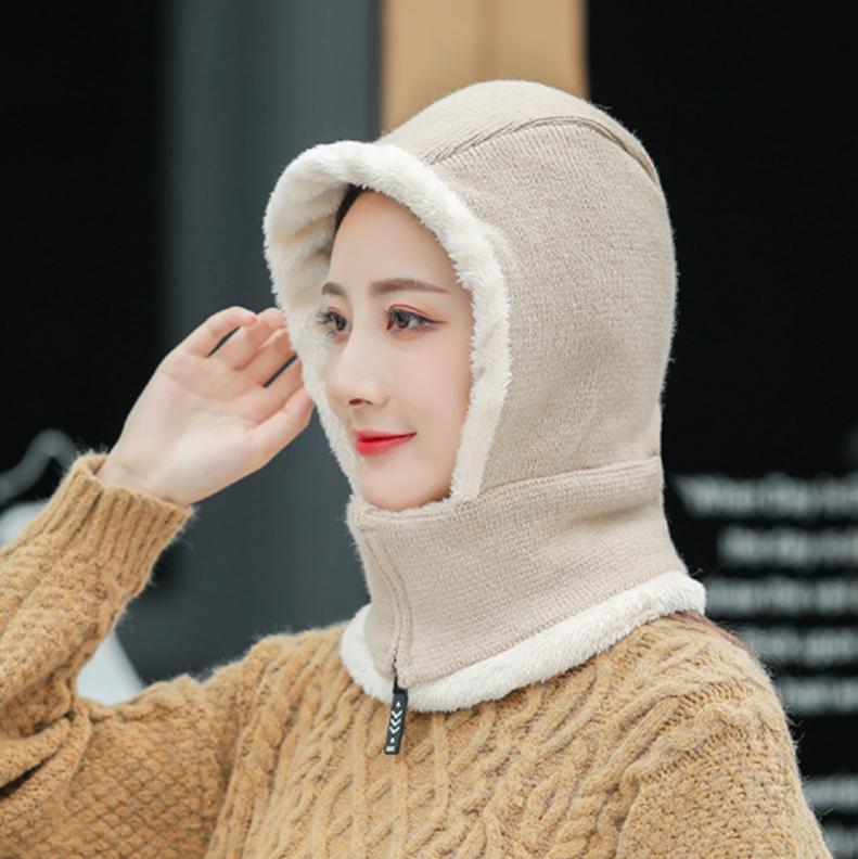 겨울 후드 워머 스노우 보드 바라클라바 지퍼 워머 - 상세 이미지 5