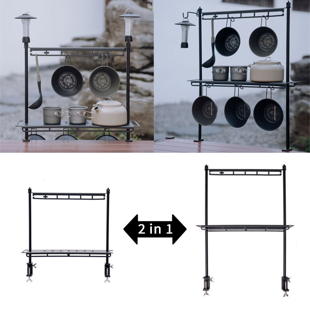 BP 캠핑 테이블 행어 랜턴걸이 쉘프 IGT 선반 행거 택티컬 거치대