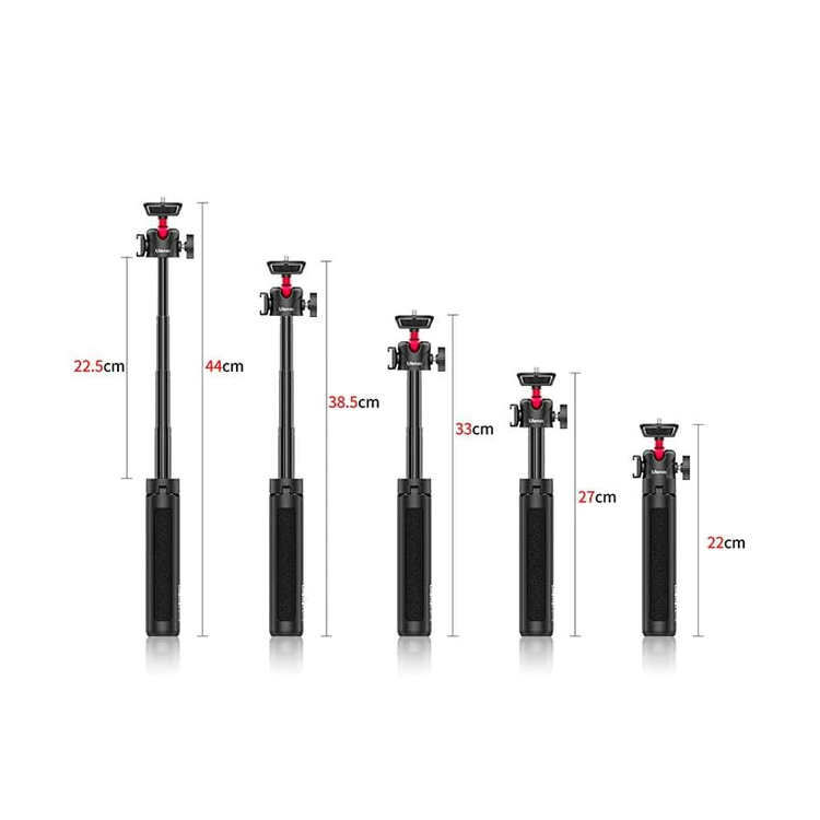울란지 MT-16 카메라 스마트폰 다용도 셀카봉 삼각대 44cm 확장 이미지 6