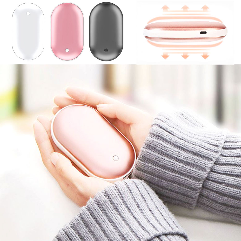 휴대용 발열 손난로 양면 히팅 c타입 미니 보조배터리