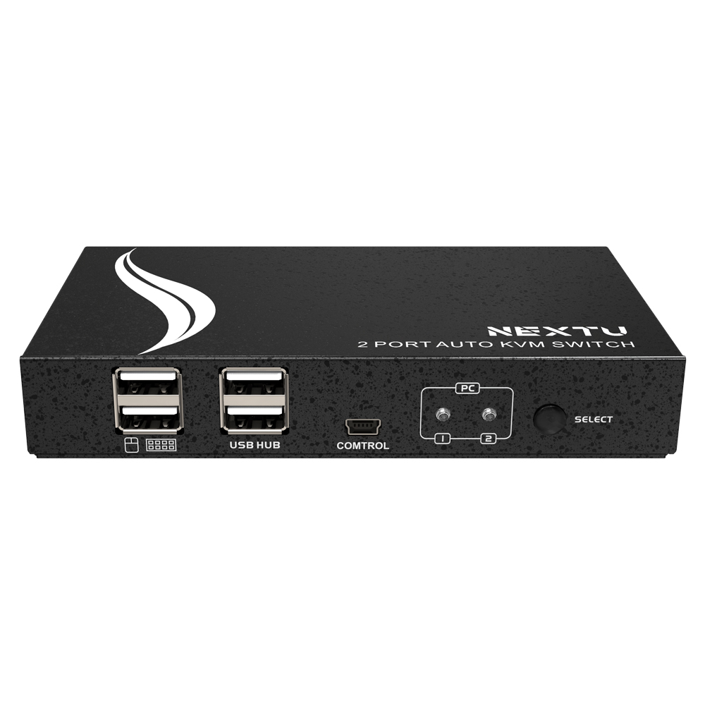 넥스트유 2:1 USB VGA KVM 스위치 612VC-KVM - 상품 이미지