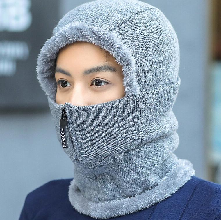 겨울 후드 워머 스노우 보드 바라클라바 지퍼 워머 - 상세 이미지 3