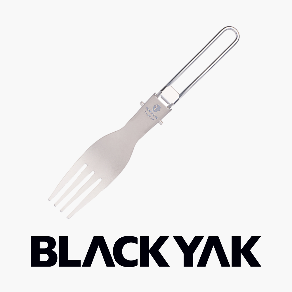 블랙야크 티타늄 접이식 포크 수저 등산 캠핑 백패킹 - 상품 이미지