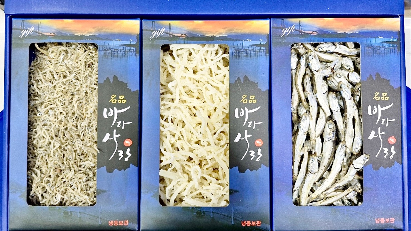 (남해맛 3종 선물세트) 바다사랑 멸치660g+홍새우200g - 상세 이미지 2