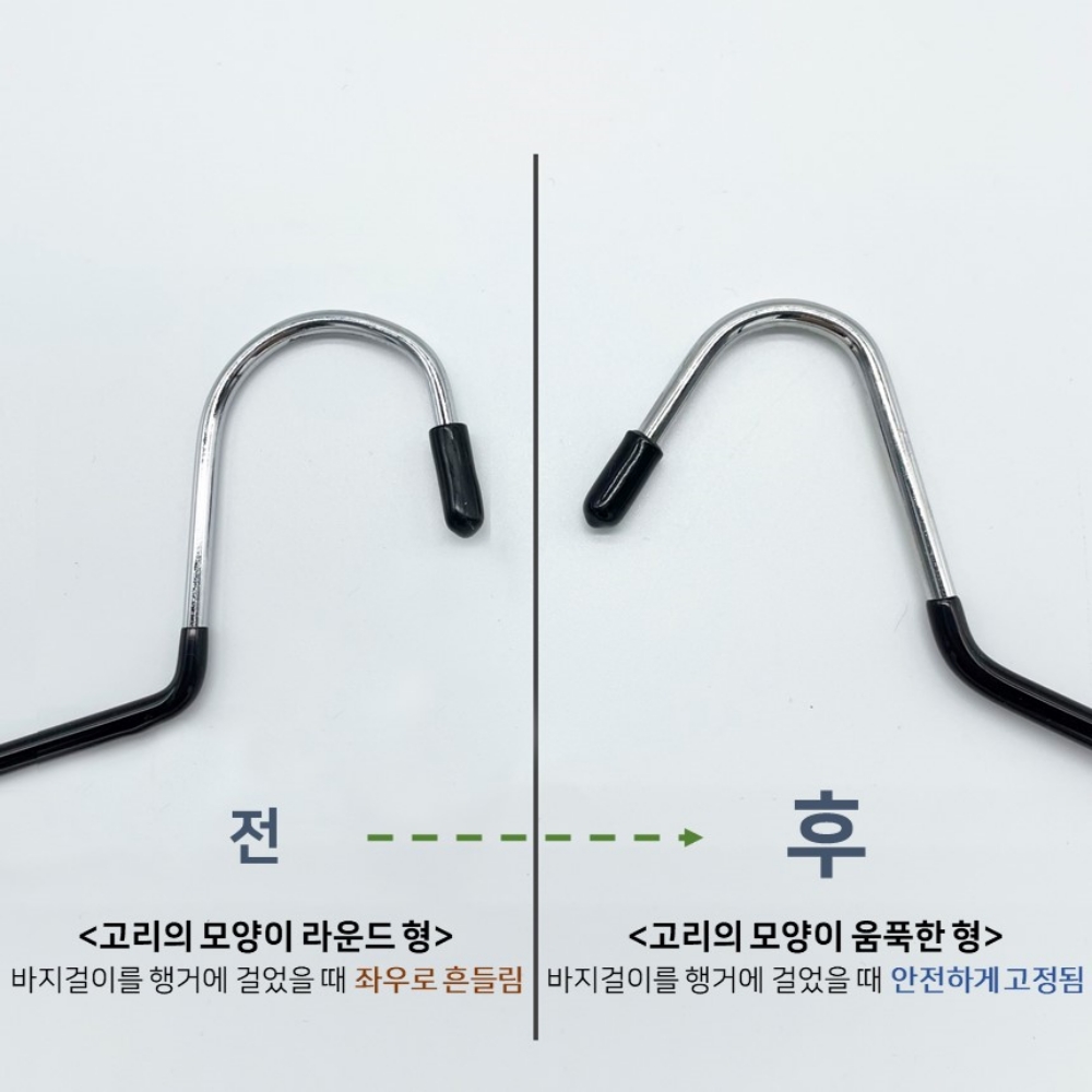 세이보링 바지걸이 논슬립 정리 다용도 옷걸이 행거 걸이 10p 이미지 8