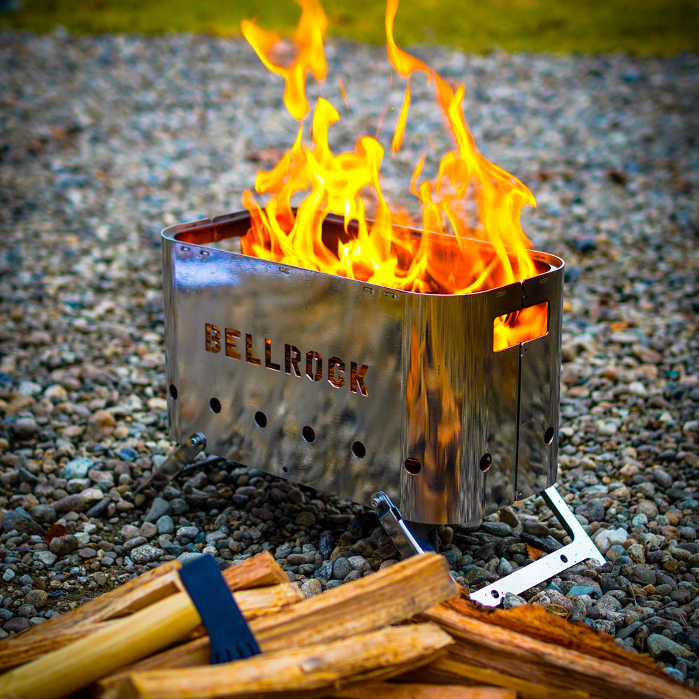 불멍화로대 벨락 파이어핏 아이언 캠핑화로대 접이식