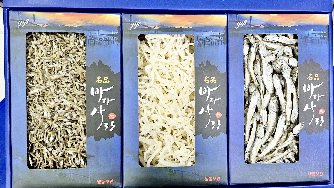(남해맛 3종 선물세트) 바다사랑 멸치660g+홍새우200g - 상세 이미지 3