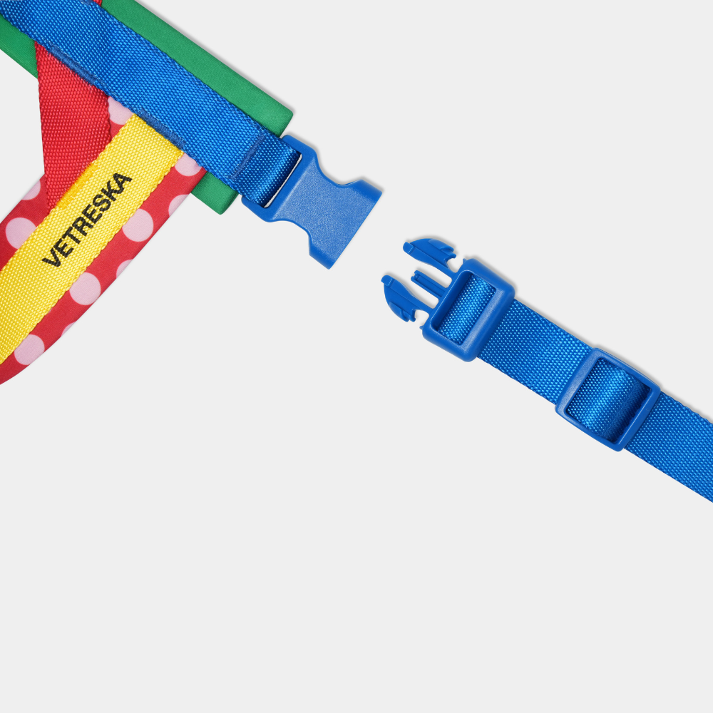 크로마 하네스 소형견 중형견 리드줄 세트