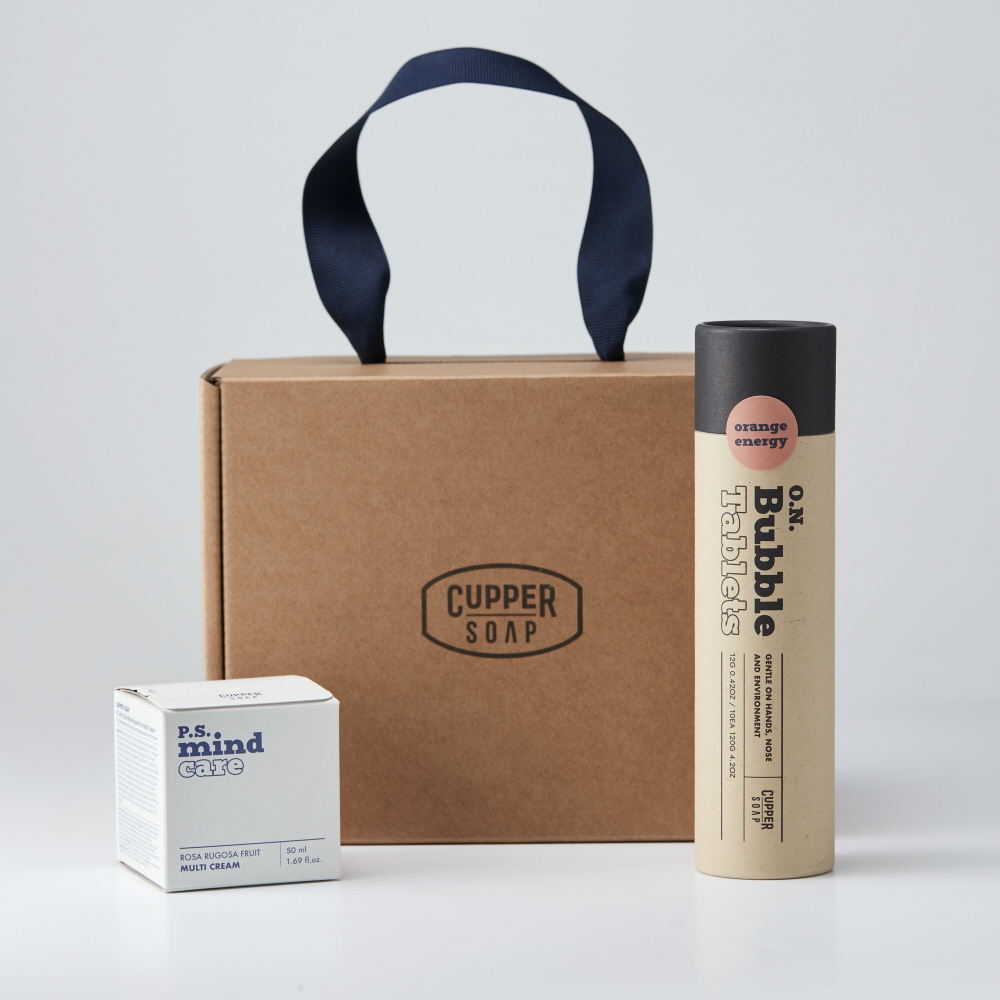 커퍼솝 피스 마인드 케어 해당화 열매 멀티 크림+타블렛 버블바 거품 입욕제(선물박스포함)