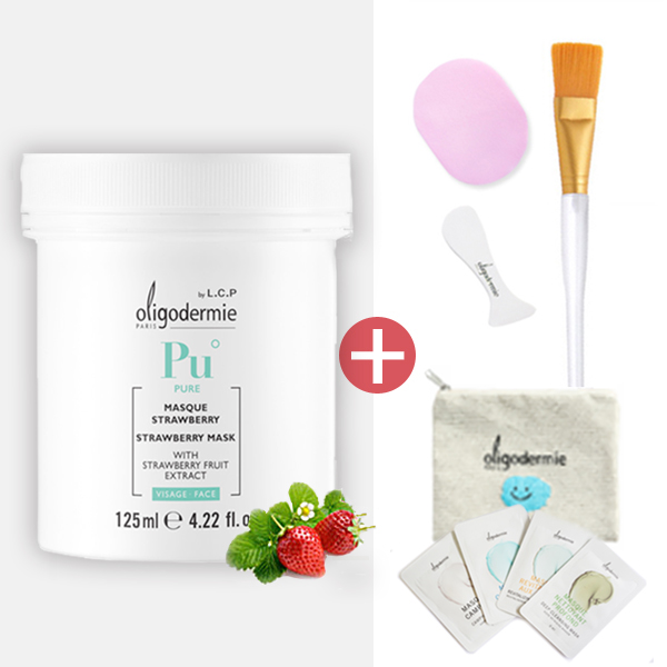 NEW 올리고더미 스트로베리 125ml + 스파출러,팩브러쉬,해면 증정 - 메인 이미지