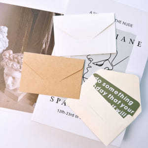 명함봉투 미니 포카 사진 쿠폰 카드 종이 봉투 사진관 105x70mm 실사용 후기 | 효과 있을까? - 상품 이미지 4