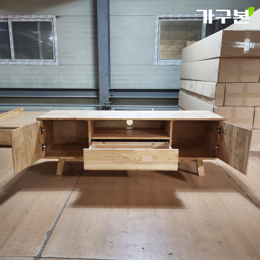 1500 원목 거실장 네추럴/월넛