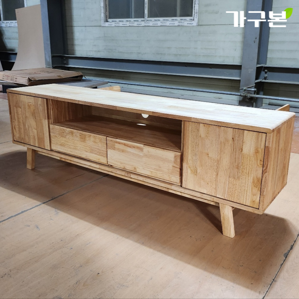 1800 원목 거실장 네추럴/월넛