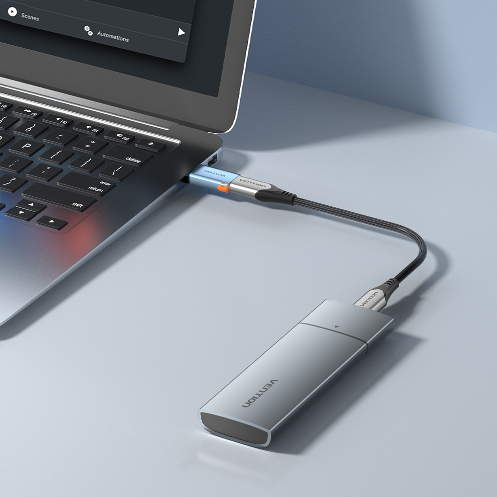 벤션 10Gbps USB A to C타입 스트랩 젠더 CUAH0 - 상세 이미지 3